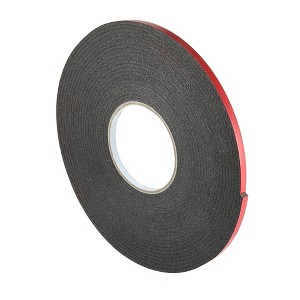 Unique Bargains Car Waterproof Double Sided Sponge Tape Red Black 1 Pc - 1 of 4