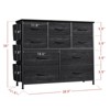 10-Drawer Dresser with Wood Top and Fabric Drawers, Cloth Storage Tower with Sturdy Steel Frame, Multipurpose Chest for Bedroom - 3 of 4