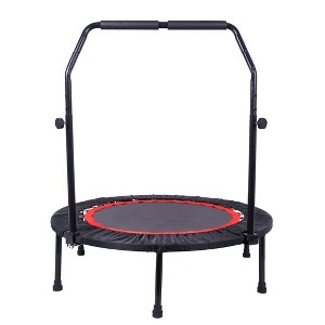 VYNXARIA 40 Inch Indoor Fitness Trampoline for Adults and Kids - Compact Rebounder with Adjustable Handle - 1 of 4