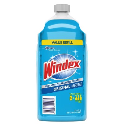 Windex Glass Cleaner Original Blue Refill Bottle 2L - 67.6oz