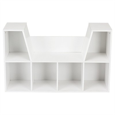 Tangkula Storage Cabinet Kids Bookcase Multi-Functional Display Shelf With 6 Cubby