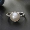 Pearl Statement Ring for Women Sterling Silver Ginger Lyne Collection - 2 of 4