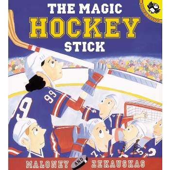 The Magic Hockey Stick - (Picture Puffin Books) by  Peter Maloney (Paperback)