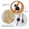 1-Light Wood Pendant Light With Adjustable Hanging Length - 3 of 4