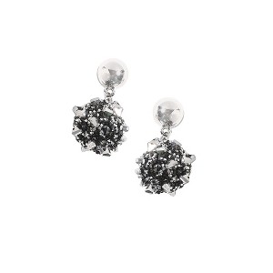 SOHI Women's Embellished Cluster Drop Earrings - 1 of 4