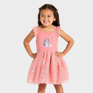pink bluey dress Toddler Girls' Bluey Tulle Ballerina Dress