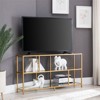 Brass Metal TV Stand 48 in. W - Henn&Hart - 3 of 4