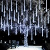 Dazzle Bright Meteor Shower Rain Lights 11.8 Inch Christmas Light Decorations Warm White/White/Blue - 3 of 4