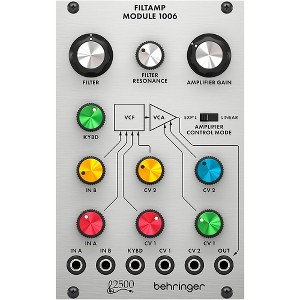 Behringer 1006 Filtamp 24 dB Low-Pass VCF and VCA Eurorack Module - 1 of 3