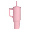Elemental® Commuter Series Stainless Steel 40-Oz Commuter Insulated Tumbler with 2 Straws and Handle - 3 of 4