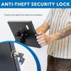 Mount-It! Adjustable Locking Secure Tablet Mount & Anti-Theft Kiosk Floor Stand with Document Tray for iPad Gen 7 to 10, iPad Pro, iPad Air | Black - 3 of 4