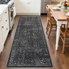 Vintage Washable Area Rug – Distressed Non-Slip Stain-Resistant Carpet for Living Room, Bedroom, Office - 2 of 4