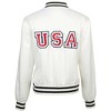 VENUS Womens USA Matte Satin Bomber - 4 of 4