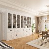 FUFU&GAGA Large Combo Storage Cabinet Glass Door Display Cabinet Combined Cabinet Organiser - 3 of 4