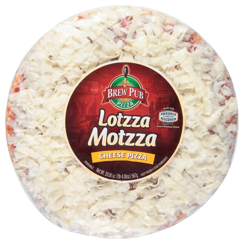 Brew Pub Lotzza Motzza Cheese Frozen Pizza - 20oz, 1 of 4