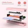 Crenova Laminator Machine, Pink, 9" A4 Thermal Laminator with Fast Warm-Up, Dual-Temperature Hot & Cold Mode for Home, Office, School & Business - 4 of 4