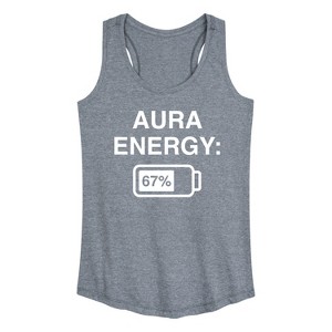 Women's - Instant Message - Aura Energy 67 Graphic Racerback Tank - 1 of 4