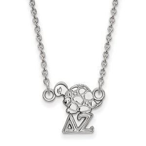 Black Bow Jewelry Sterling Silver Delta Zeta Greek Life Necklace 18 Inch - 1 of 4