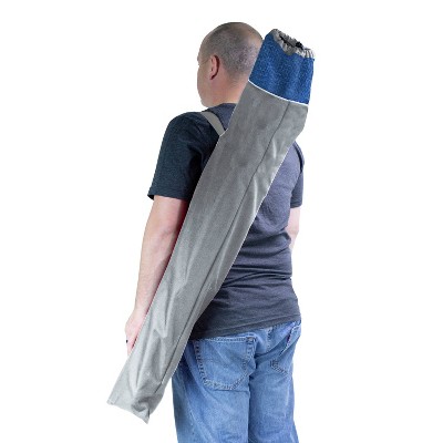 Heathered Royal Folding Camping Chair with Armrests