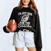 Simply Sage Market Women's Graphic Sweatshirt I'm Just Here For The Snacks Disco - 2 of 4