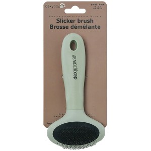Dexypaws: Slicker Brush - Small - Sage Green, Dog & Cat Grooming Tool - 1 of 4
