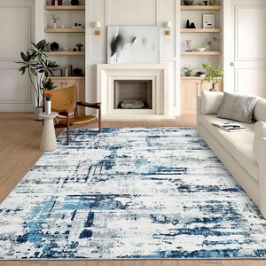 Coucheta Runner Area Rug Non-Slip Washable Ultra Thin Lightweight Foldable for Kitchen Hallway Bathroom Bedroom,Multi-Color & Size - 1 of 4