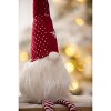 Hachikiko 2-Pack Christmas Gnome Decorations- 20.1" Tall Festive Tabletop Gnomes - 3 of 4