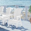 WestinTrends Outdoor Patio Shell-back Adirondack Dining Chair Weather Resistant - 2 of 4