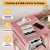 9 Drawer Dresser with Charging Station, Modern Chest of Drawers, Metal Frame Fabric Dresser TV Stand Storage Organizer for Bedroom - 4 of 4