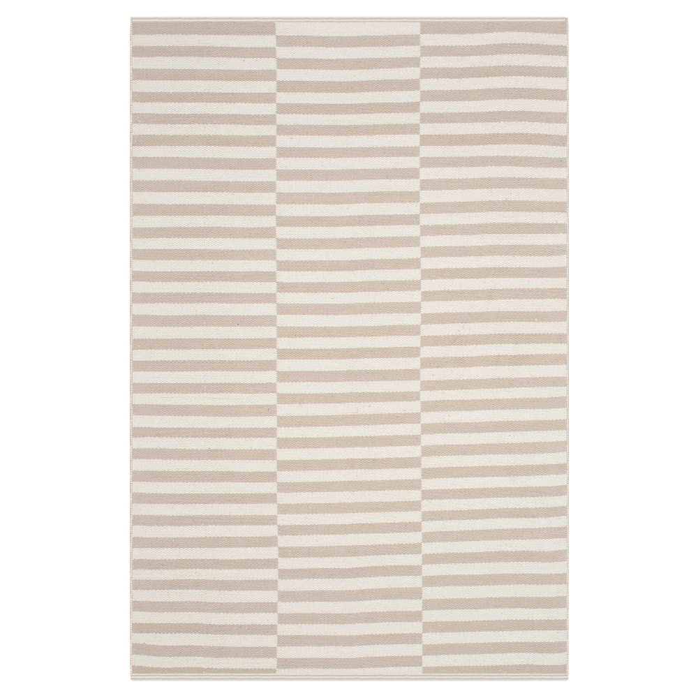 Juliette Flatweave Area Rug - Ivory / Light Gray (4' X 6') - Safavieh
