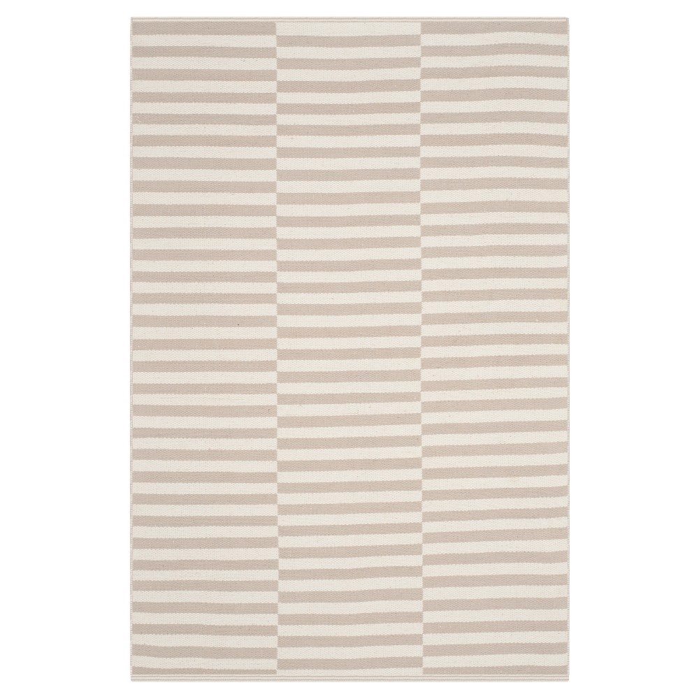 Juliette Flatweave Area Rug - Ivory / Light Gray (4' X 6') - Safavieh