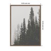 Kate & Laurel All Things Decor Sylvie Framed Canvas Tree Top Mountains by Alicia Abla - 2 of 4