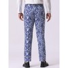 INSPIRE CHIC Floral Pants for Men's Flat Front Prom Formal Flower Dress Pants - 3 of 4