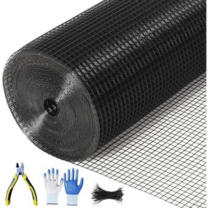 Galvanized Welded Wire Mesh - Industrial-Grade Metal Hardware Cloth in Multiple Sizes - 1 of 4