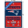 Trends International NFL New England Patriots - Champions 19 Unframed Wall Poster Prints - 3 of 4