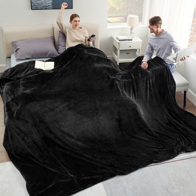 Bedsure GentleSoft Oversized King Big Blanket 120"x120" - Extra Large Soft Blankets for Bed, Sofa, Couch, Travel, Camping, Party, Giant Huge Throws