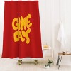 Deny Designs 'Game Day' Red and Yellow Shower Curtain - 2 of 3