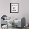 15" x 21" Toys Go Here Symbols and Objects Framed Art Print - Wynwood Studio: Modern Entertainment Decor - 3 of 4