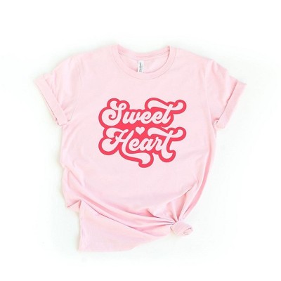 Simply Sage Market Women's Sweet Heart Retro Short Sleeve Graphic Tee