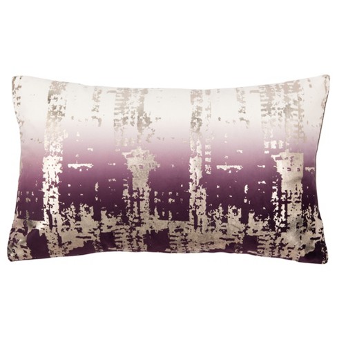 Cheer Collection Super Soft Shaggy Long Hair Throw Pillows Set Of 2 - Gray  Ombre (20 X 20) : Target