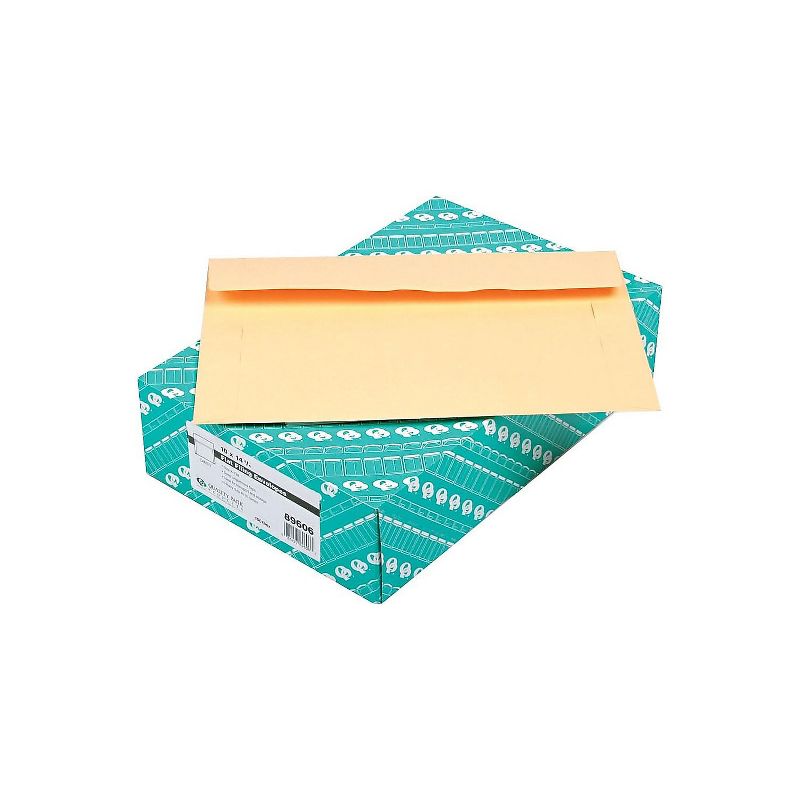 Quality Park Filing Envelopes 10 x 14 3/4 3 Point Tag Cameo Buff 100/Box 89606, 5 of 6