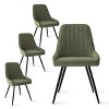 Fabric Upholstered Dining Chairs Set of 4,Seat Width 19 Inch Dining Chair for Kitchen,Dinging Room,Living Room,Farmhouse Furniture-Tanpinhause - 2 of 4