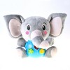 JuzToys Plush Elephant Infant Toys, Cute Stuffed Aminal Light Up Baby Toys Newborn Baby Musical Toys for Infant Babies - image 3 of 4