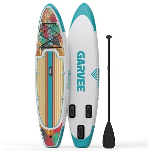 Inflatable Paddle Board for Adult, 10.6ft x 32" Extra Wide Inflatable Stand Up Paddle Board with Premium Accessories Suitable for Sea and Lakes - 1 of 4