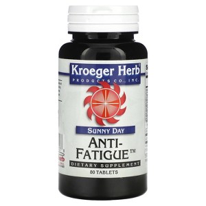 Kroeger Herb Co Sunny Day, Anti-Fatigue, 80 Tablets - 1 of 2