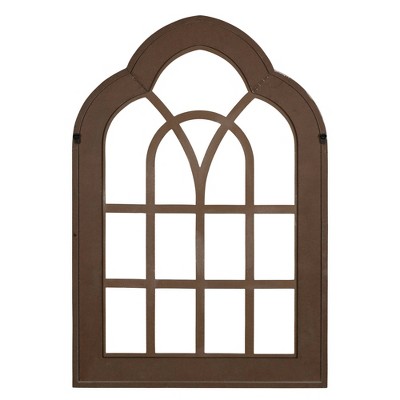 Gold and White Window Panel Wall Decor - Stratton Home Décor