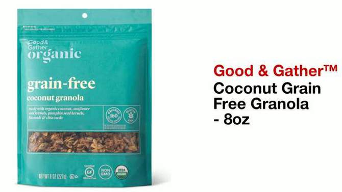 Coconut Grain Free Granola - 8oz - Good &#38; Gather&#8482;, 2 of 9, play video