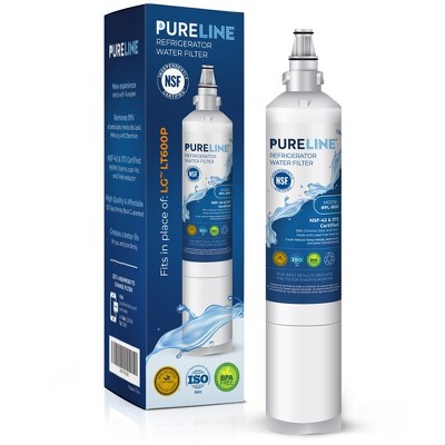 PureLine GE GSWF Refrigerator Water Filter Replacement, Also Compatible with Kenmore 46-9914, 9914, 469914, GSWFDS, AP3418061 Filters