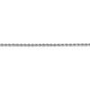 Black Bow Jewelry 2mm 14k White Gold Solid Diamond Cut Rope Chain Bracelet & Anklet - 2 of 4