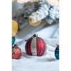 Dexmalle Set of 4 Glass Decorative Hanging Ball Christmas Tree Ornaments - 3 of 4